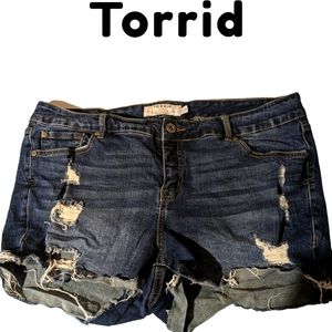 Women's Destroyed Jeans Torrid Size 16
